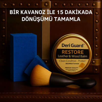 PureDeriGuard – Deri ve Ahşap Yüzey Yenileme & Koruma Kremi