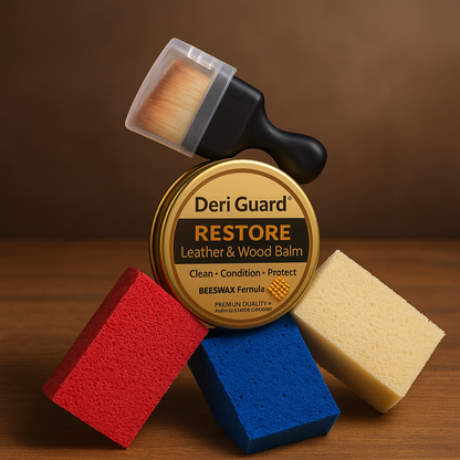 PureDeriGuard – Deri ve Ahşap Yüzey Yenileme & Koruma Kremi