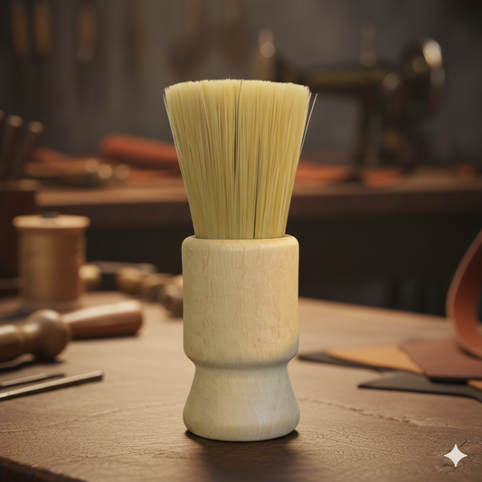 Özel Yapım Premium Deri Cila-Wax Uygulama Fırçası