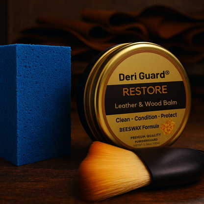 PureDeriGuard – Deri ve Ahşap Yüzey Yenileme & Koruma Kremi