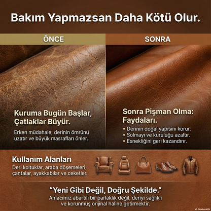 PureDeriGuard – Deri ve Ahşap Yüzey Yenileme & Koruma Kremi